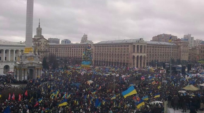 Massenproteste in der Ukraine